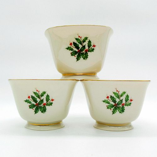 3PC LENOX HOLIDAY FOOTED TREAT