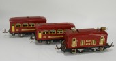 3PC LIONEL PRE-WAR RED TRAIN S