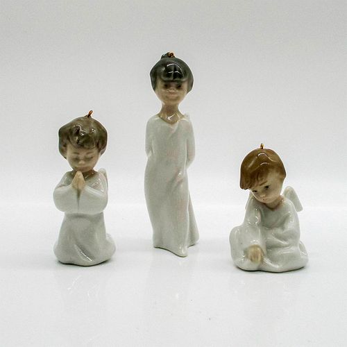 3PC LLADRO ORNAMENTS, MINI ANGELS