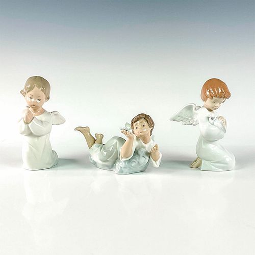 3PC LLADRO PORCELAIN FIGURINES,