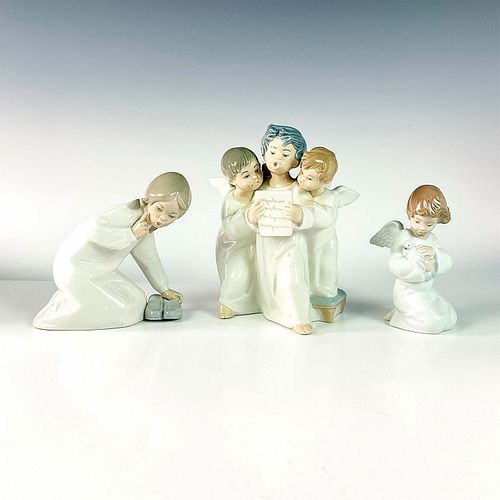 3PC LLADRO PORCELAIN FIGURINES,