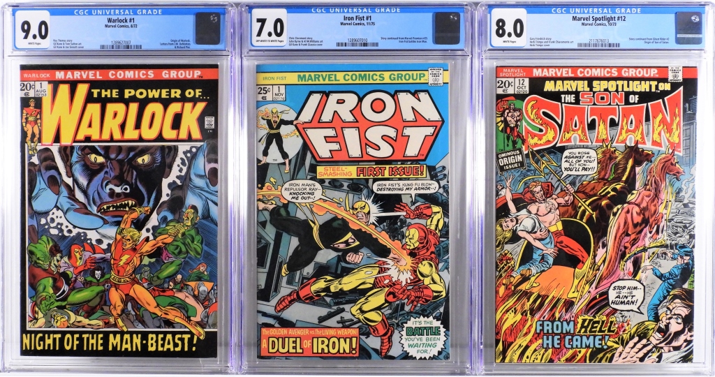 3PC MARVEL COMICS BRONZE AGE HERO
