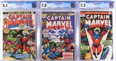 3PC MARVEL COMICS CAPTAIN MARV