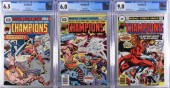3PC MARVEL COMICS CHAMPIONS #5