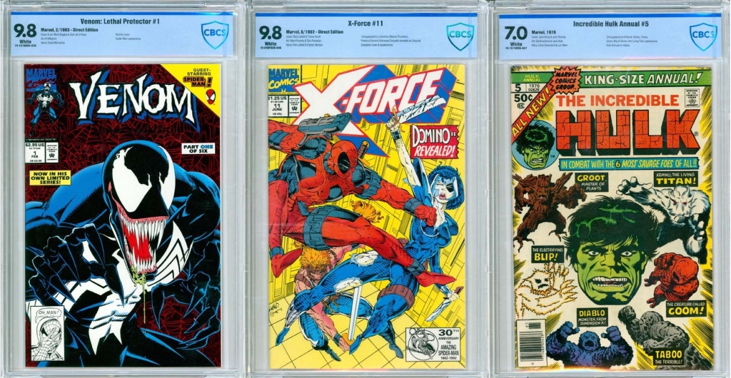 3PC MARVEL COMICS MODERN CBCS KEY
