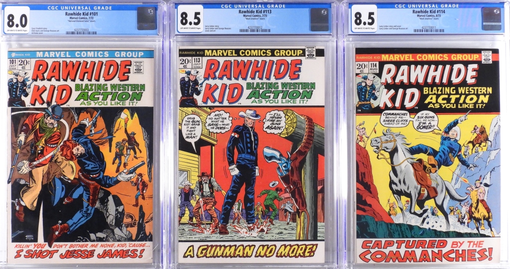 3PC MARVEL COMICS RAWHIDE KID