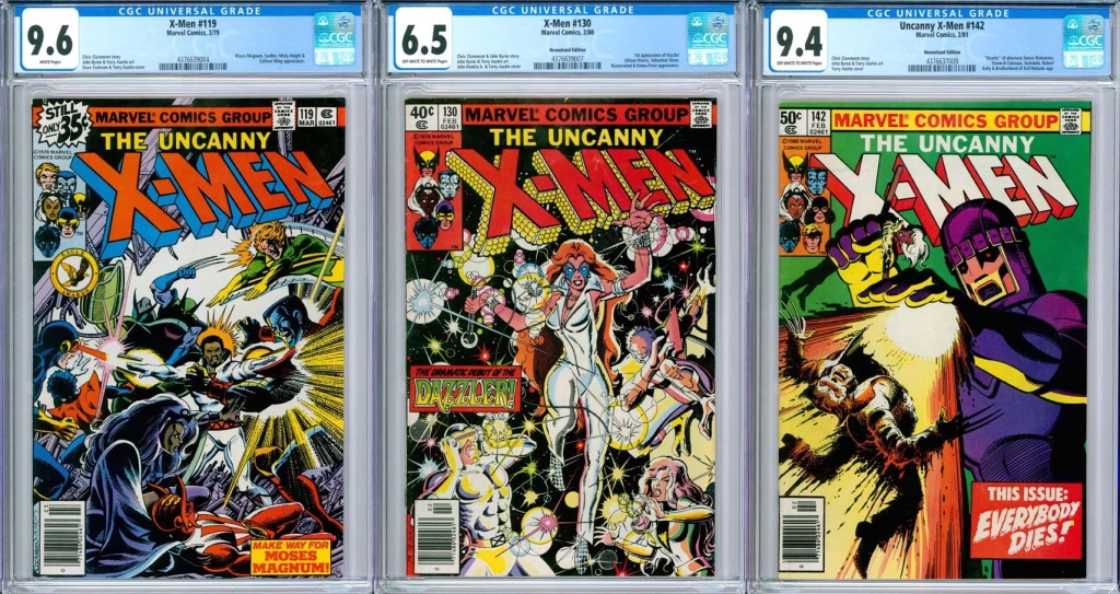 3PC MARVEL COMICS X-MEN #119 #130
