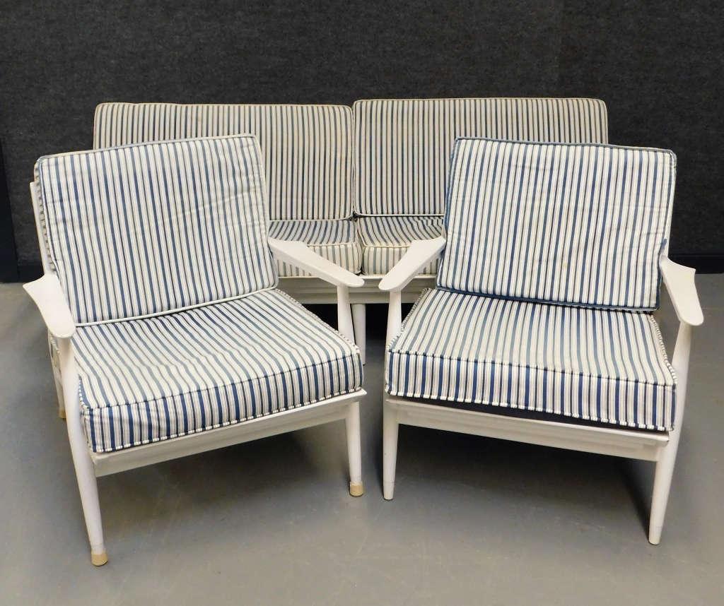 3PC MCM DANISH SOFA & CHAIR