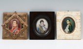 3PC. MILITARY PORTRAIT PAINTIN