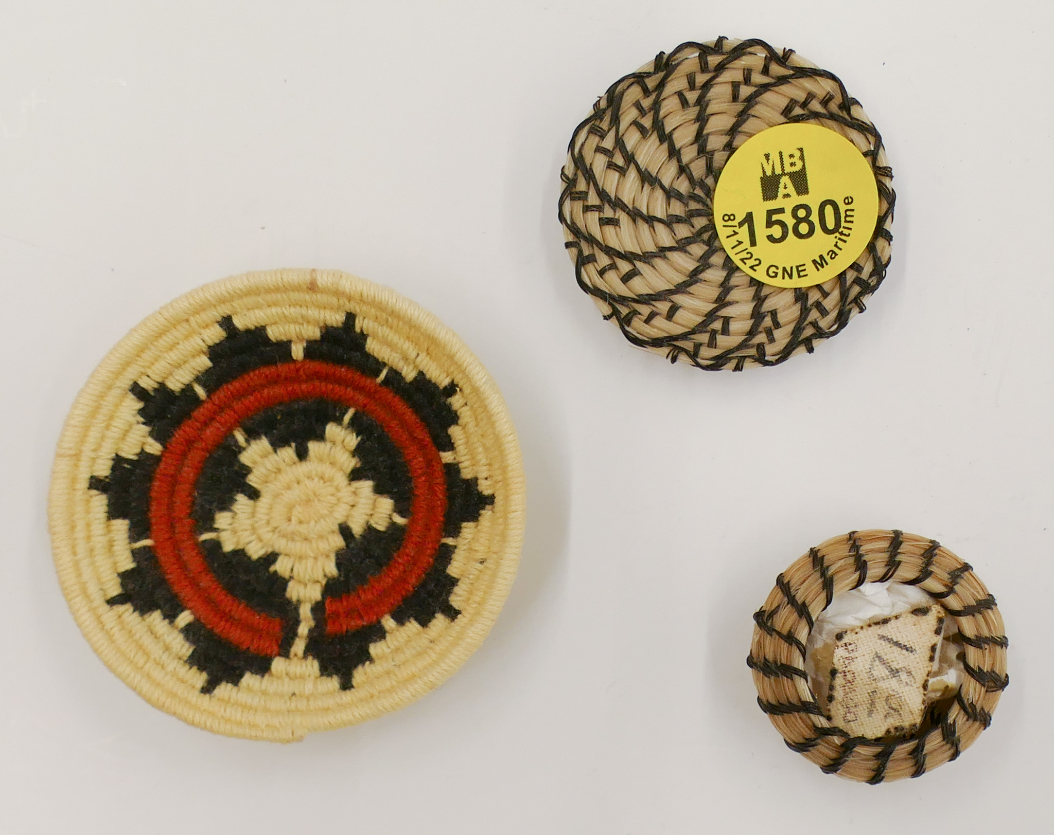 3pc Miniature SW Horsehair Indian