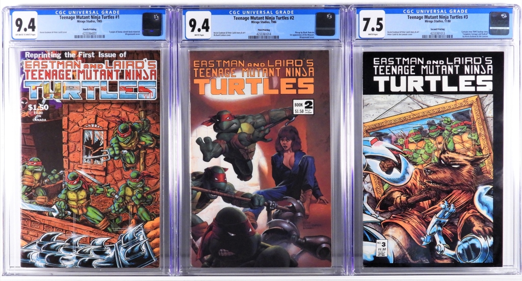 3PC MIRAGE TEENAGE MUTANT NINJA