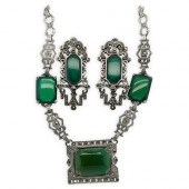 (3PC) NECKLACE & EARRING SETDE