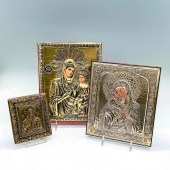 3PC ORTHODOX CHRISTIAN ICONS I