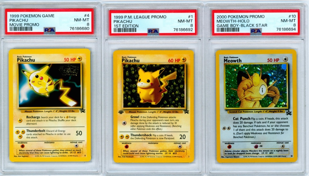 3PC POKEMON BLACK STAR PROMO