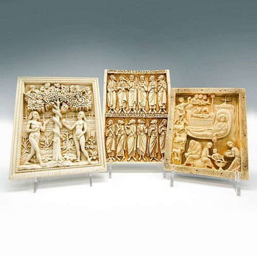 3PC RELIGIOUS RESIN WALL ART
