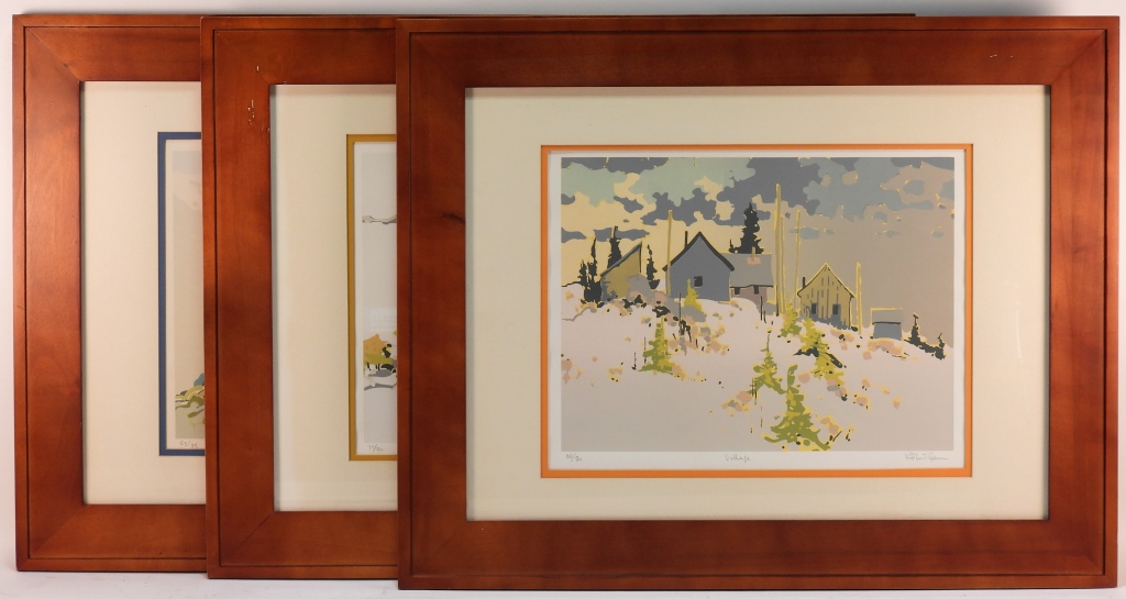 3PC ROBERT GENN CANADAIAN LANDSCAPE
