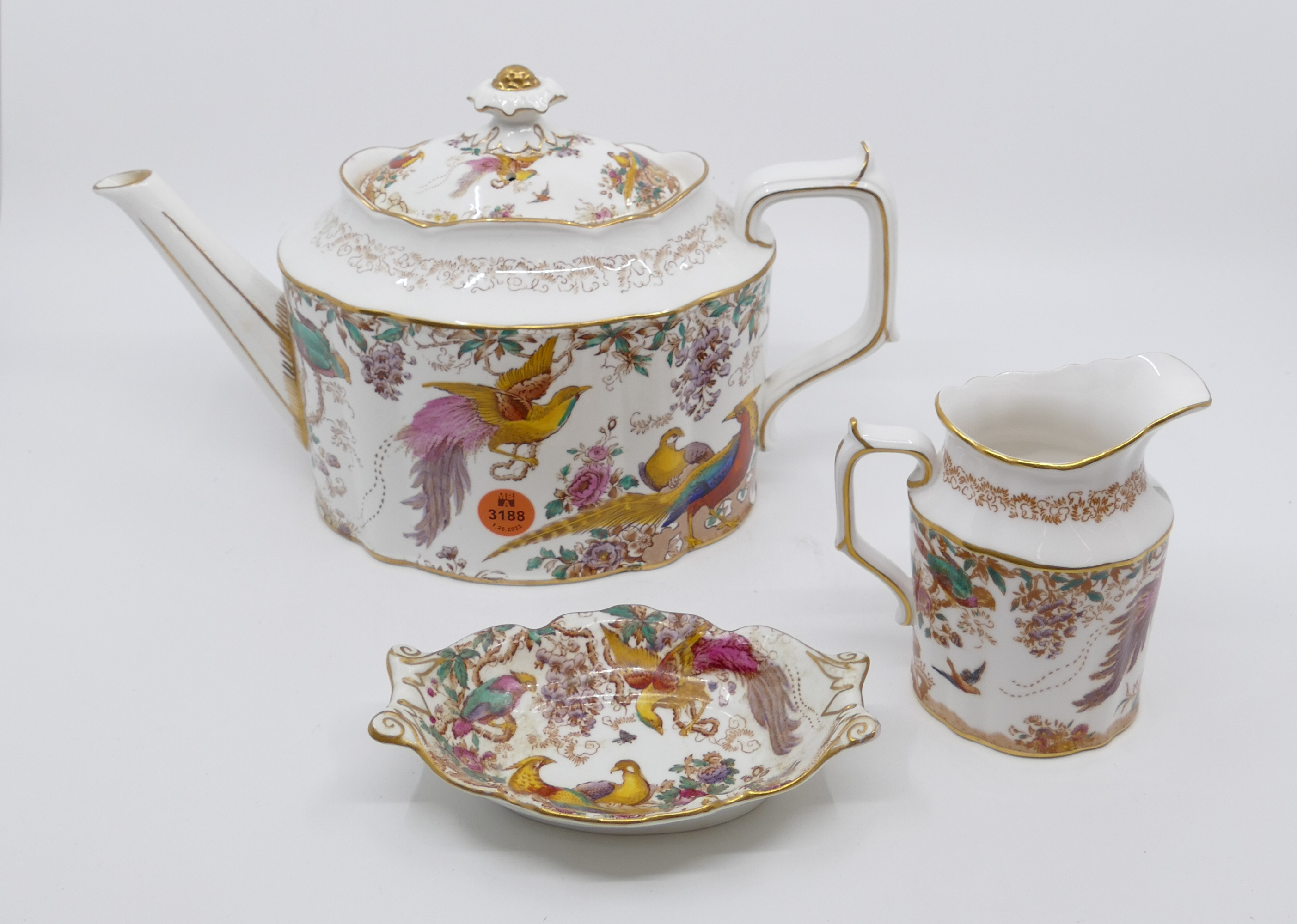 3pc Royal Crown Derby 'Olde