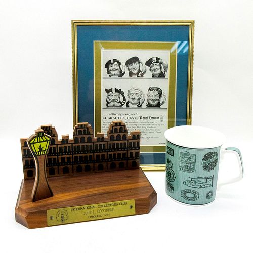 3PC ROYAL DOULTON COLLECTOR