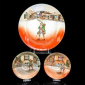 3PC ROYAL DOULTON DICKENS PLAT