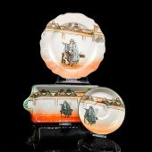 3PC ROYAL DOULTON DICKENS PLAT
