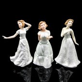 3PC ROYAL DOULTON FIGURINES, C