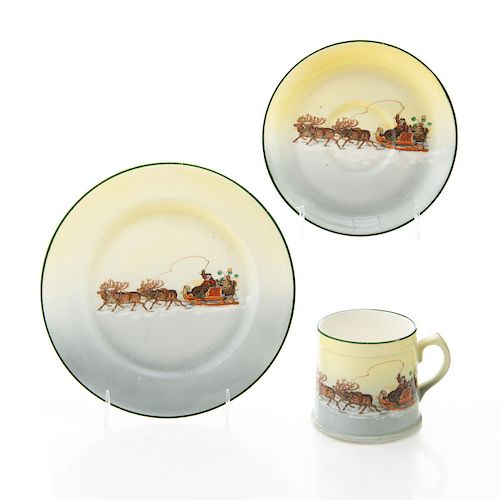 3PC ROYAL DOULTON SERIES WARE