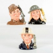 3PC ROYAL DOULTON WWII HEROES