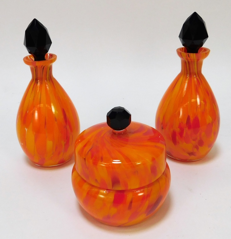 3PC RUCKL ORANGE PULLED BOHEMIAN
