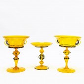 3PC, SALVIATI YELLOW & BLACK V
