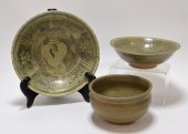 3PC SAWANKHALOK CERAMIC POTTER
