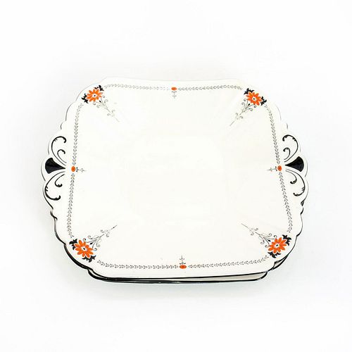 3PC SHELLEY CHINA QUEEN ANNE RED