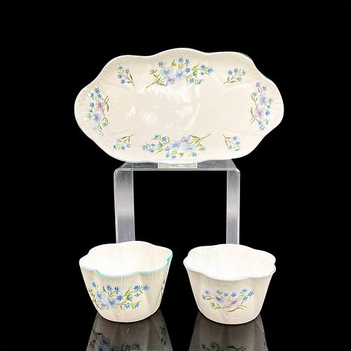 3PC SHELLEY ENGLAND BOWLS AND