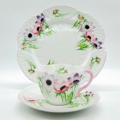3PC SHELLEY ENGLAND DAINTY TEA