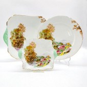 3PC SHELLEY ENGLAND DISHES, HE