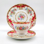 3PC SHELLEY ENGLAND TEA SET TR