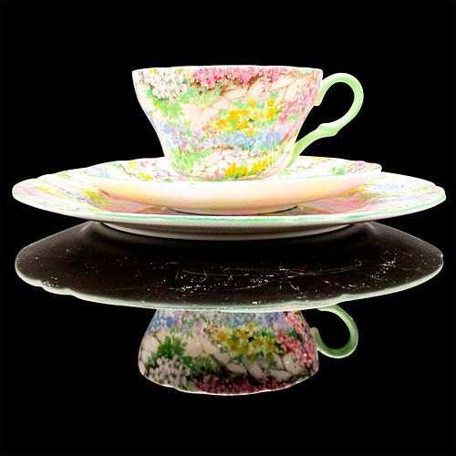 3PC SHELLEY ENGLAND TEA SET TRIO,