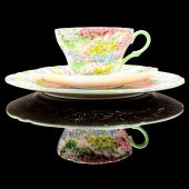 3PC SHELLEY ENGLAND TEA SET TR