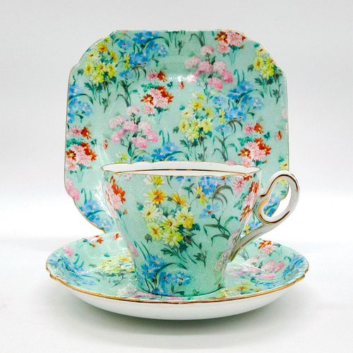 3PC SHELLEY ENGLAND TEA SET TRIO,