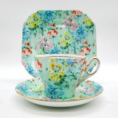 3PC SHELLEY ENGLAND TEA SET TR