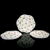 3PC SHELLEY LUNCHEON PLATES, R