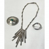 3pc Silver and Sterling Jewelr