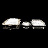 3PC SILVER COATED STEEL AND GL