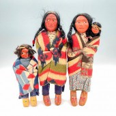 3PC SKOOKUM DOLL, BULLY GOOD F