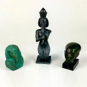 3PC SMALL VINTAGE EGYPTIAN SCU