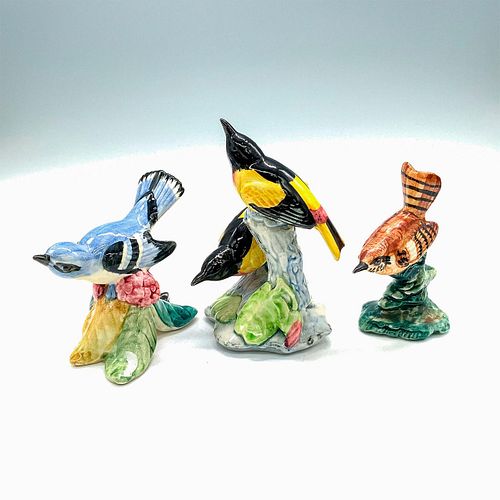 3PC STANGL CERAMIC BIRD