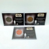 3PC STAR WARS WEEKEND COINS WA
