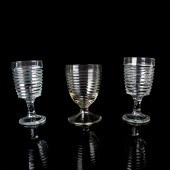 3PC STEMMED BEVERAGE GOBLETS,