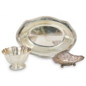 (3PC) STERLING SILVER DISHESDE