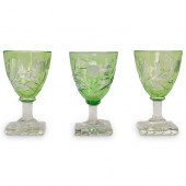 (3PC) STEUBEN GREEN THISTLE PA