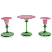 (3PC) STEUBEN ORIENTAL POPPY P